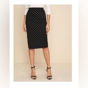 Midi polka dot skirt